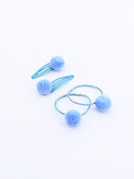 COLERO + SAPITO SET X 4 AZUL CLARO