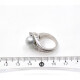 Anillo En Oro Blanco, Brillantes Y Perla De Cultivo De 9 Mm Anillo En Oro Blanco, Brillantes Y Perla De Cultivo De 9 Mm