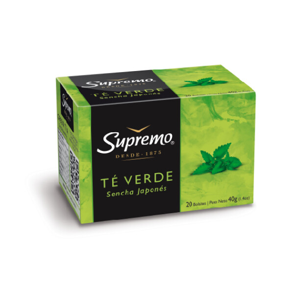 TE SUPREMO VERDE SENCHA JAPONES x 20 sob Unica