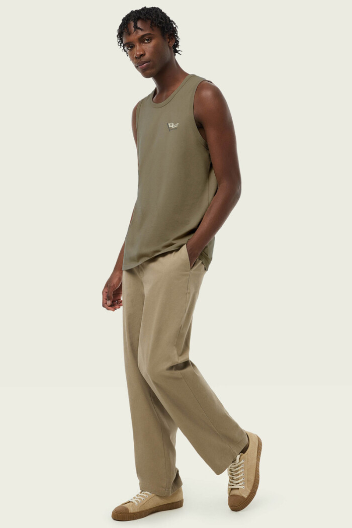Musculosa Hering 4ADD Verde-seco