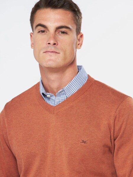 BUZO LEGACY 6564 ESC.V LISO TERRACOTA