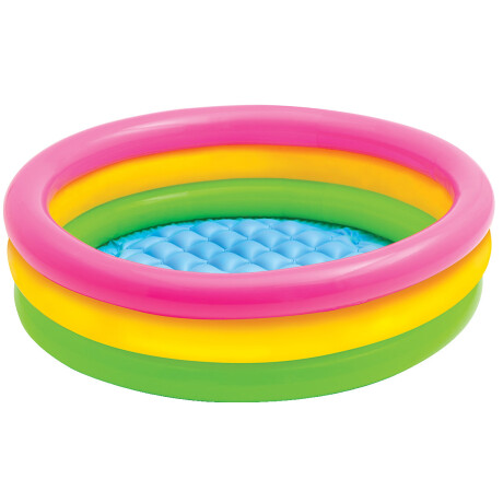 Piscina Intex Inflable 3 Aros 68 L Fondo Acolchonado Inx058924