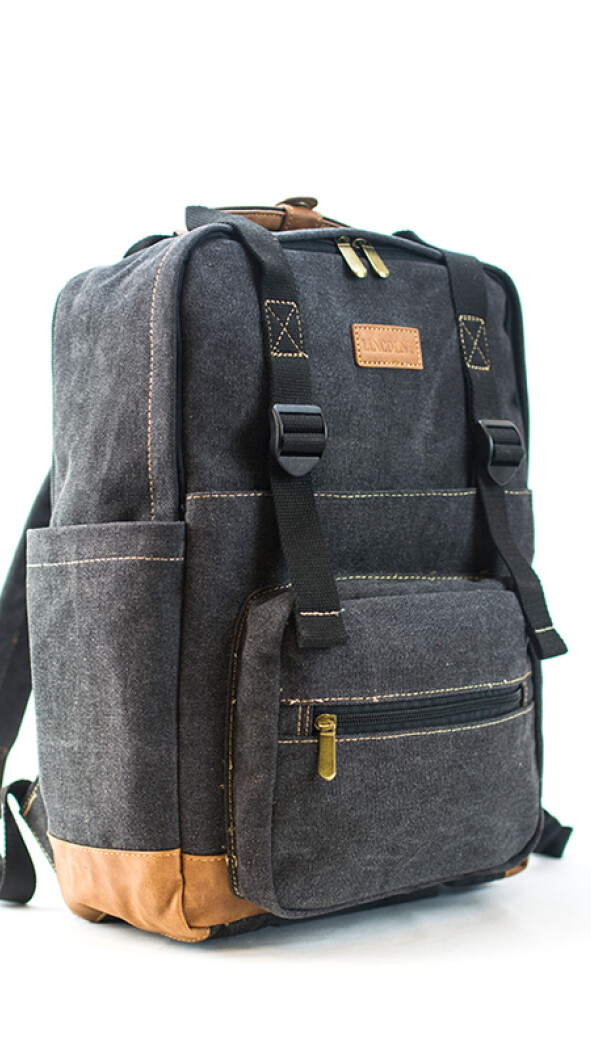 MATERA MOCHILA LANIN CANVAS HUMO