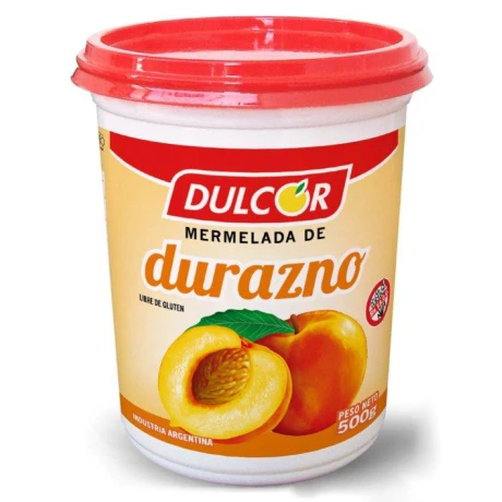 MERMELADA DULCOR POTE 500G DURAZNO MERMELADA DULCOR POTE 500G DURAZNO