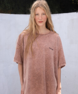 T-shirt Boxy Unisex Washed