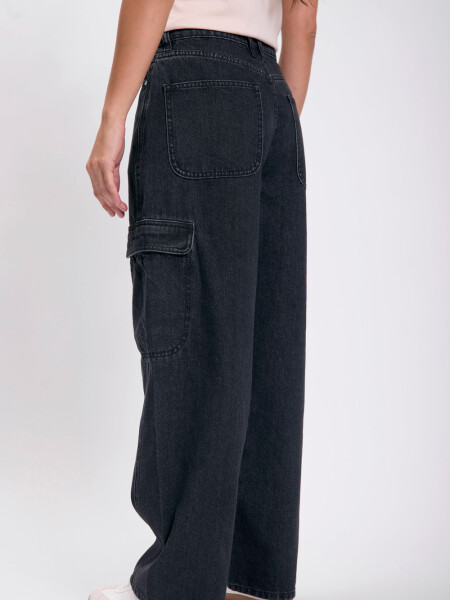 Pantalón cargo Negro