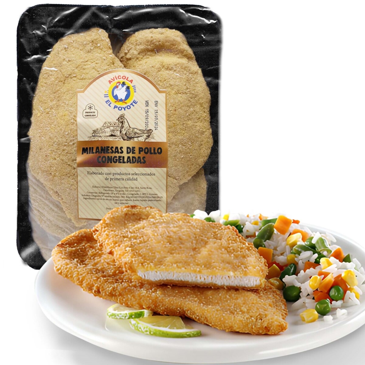 Milanesas de Pollo El Poyote 1Kg 
