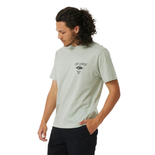 Remera Rip Curl Fade Out Icon Tee - Verde Remera Rip Curl Fade Out Icon Tee - Verde