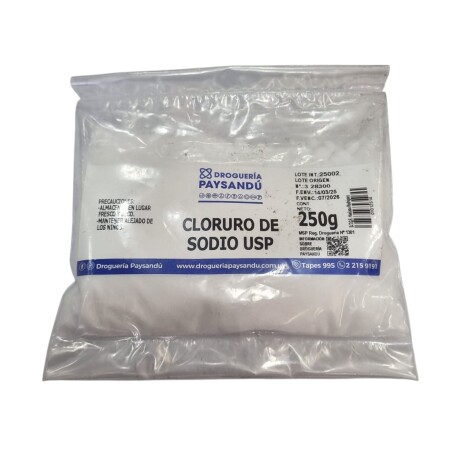 Cloruro de sodio USP 250 g