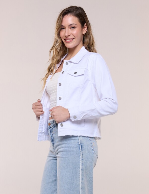 Camperita Jean Ruedo Desflecado BLANCO