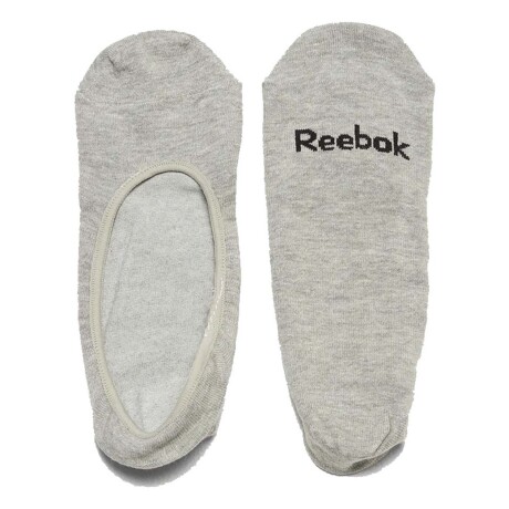 Medias Deportivas Soquetes Invisibles Unisex Reebok Pack X3 Gris
