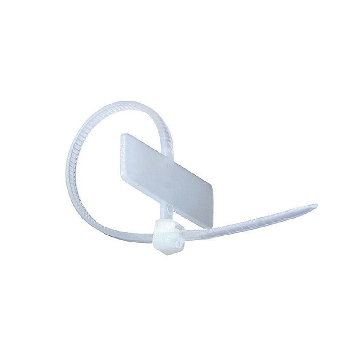Collarín blanco c/ identificador 2,5x100mm 100 un. - WI2710 