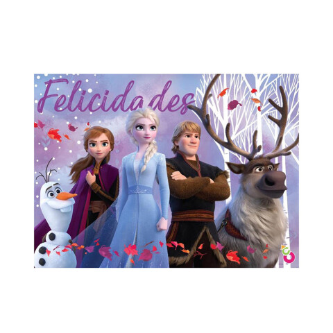 Cotillón Afiche Cumpleaños x1 - Disney Frozen U