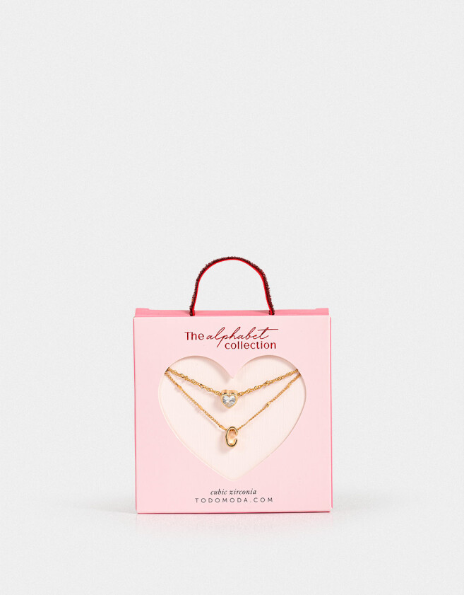 Collares Cortos Con cubic zirconia Collar Corto Cubic Inicial "c" - Dorado