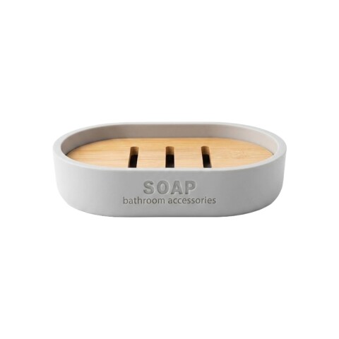 JABONERA GRIS CL/BAMBU Unica