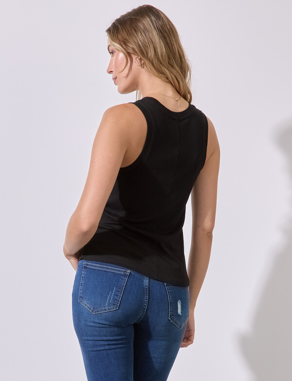 Musculosa Basica NEGRO