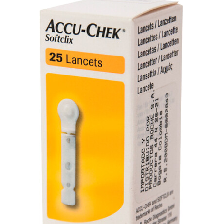 Lancetas Accu-Chek Softclix 25 Unidades Lancetas Accu-Chek Softclix 25 Unidades