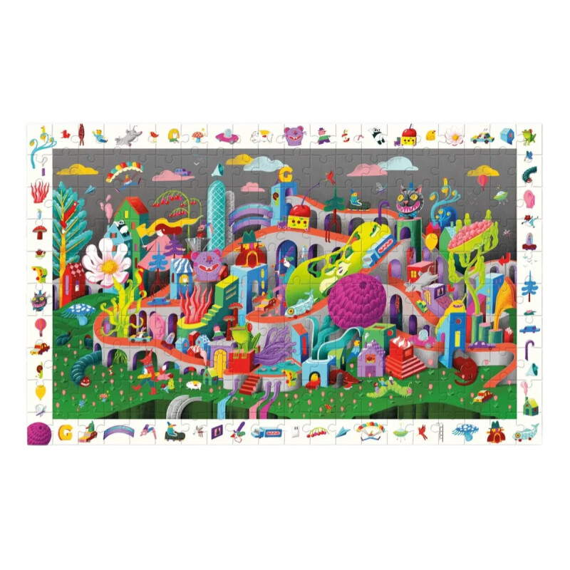 Juego de Mesa Puzzle Observación Crazy Town Juego de Mesa Puzzle Observación Crazy Town