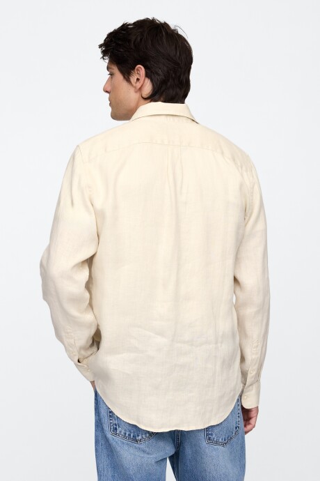 Camisa De Lino Oso Brannan Hombre Chino