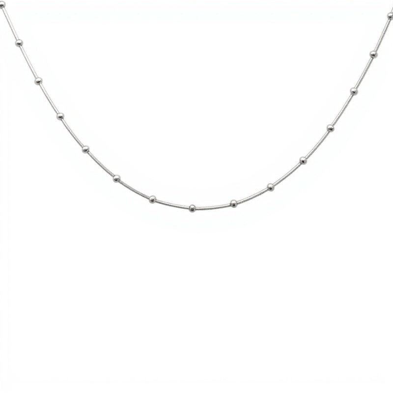 Cadena Bolitas-Plata 925-Sin Piedra-CD3055 sinpiedra