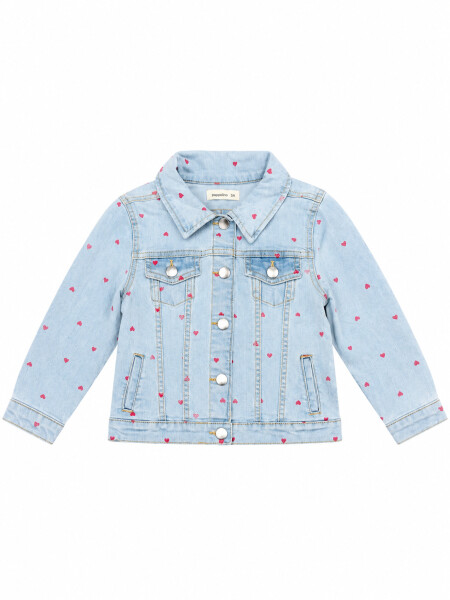 CAMPERA JEAN LARA AZUL.