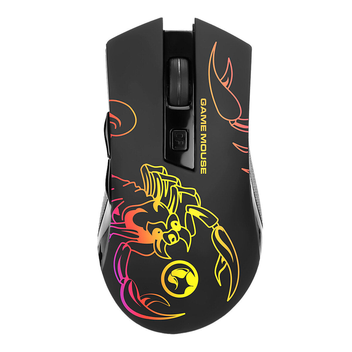 Marvo - Mouse Gaming Scorpion M209 - 7 Colores Luz de Fondo. 6400 Dpi. 6 Botones. - 001 