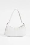 Cartera de hombro hebillas blanco