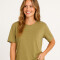 Remera Christalline Verde Oliva