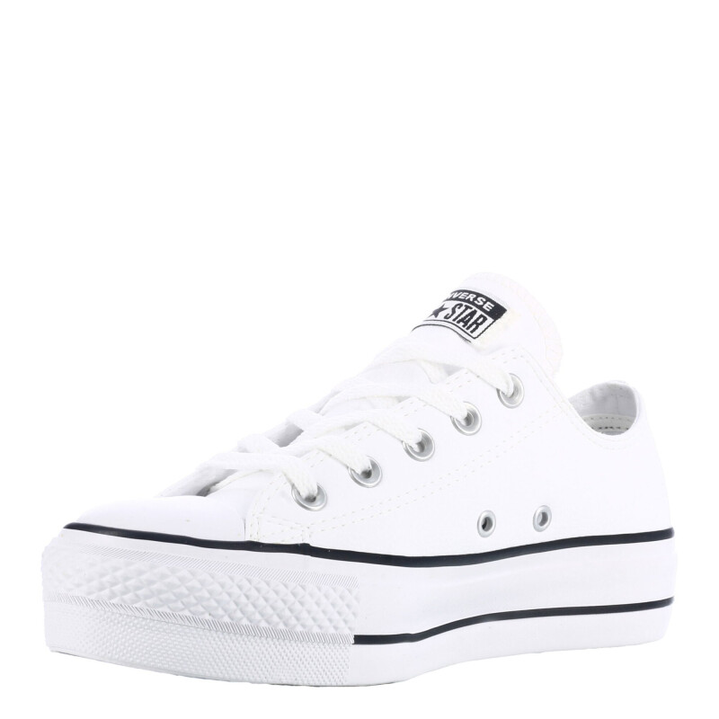 Championes Unisex Converse Plataforma Chuck Taylor Lift Blanco - Negro