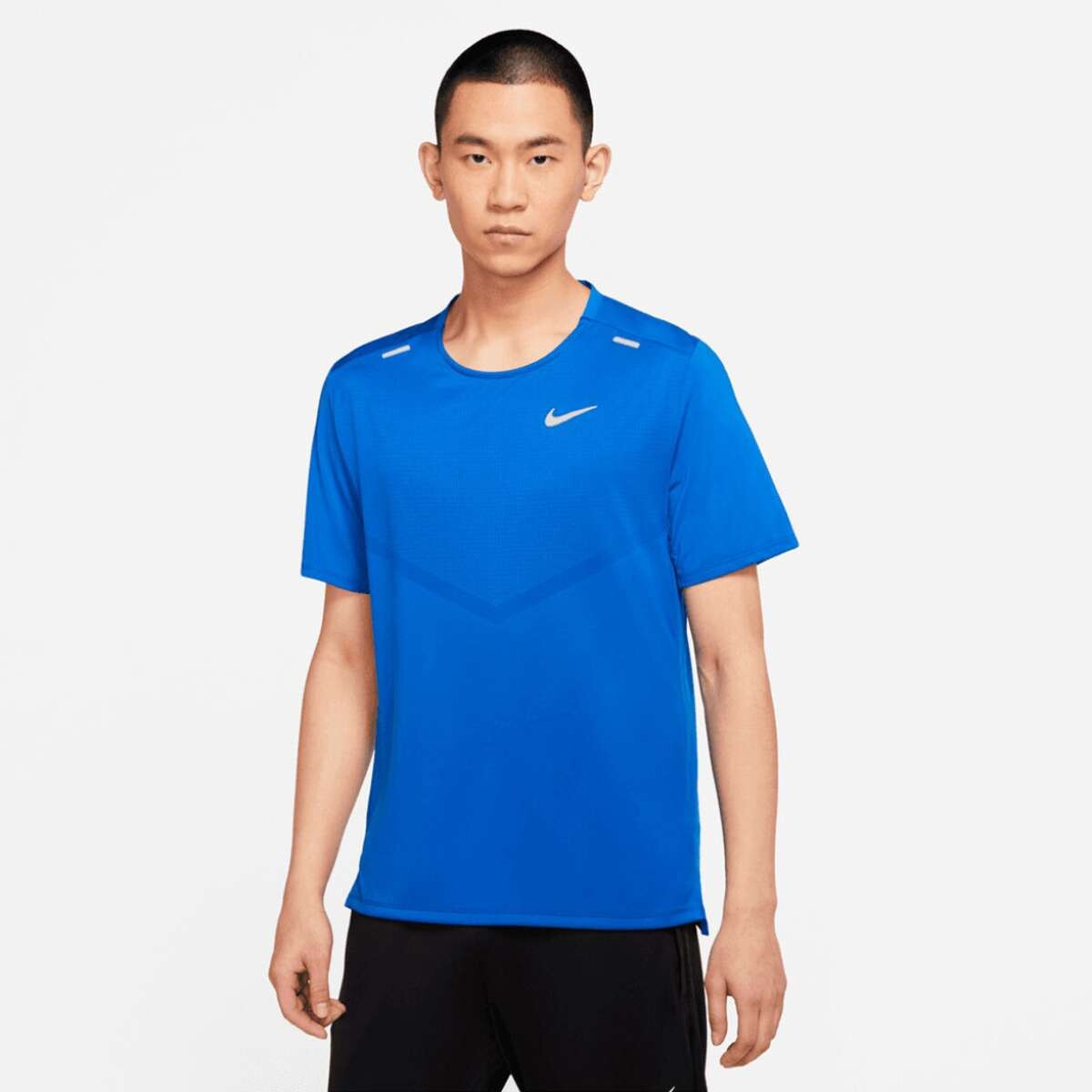 Remera Nike Dri-Fit Rise 365 de Hombre - Azul 