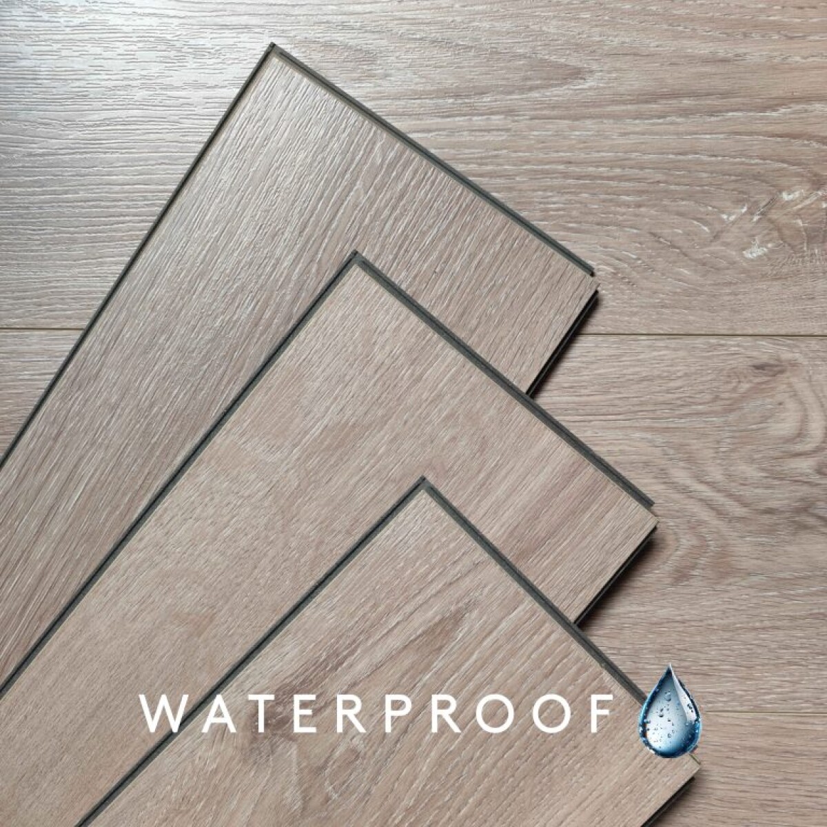 Piso Flotante Waterproof AC4 - Roble Francés 