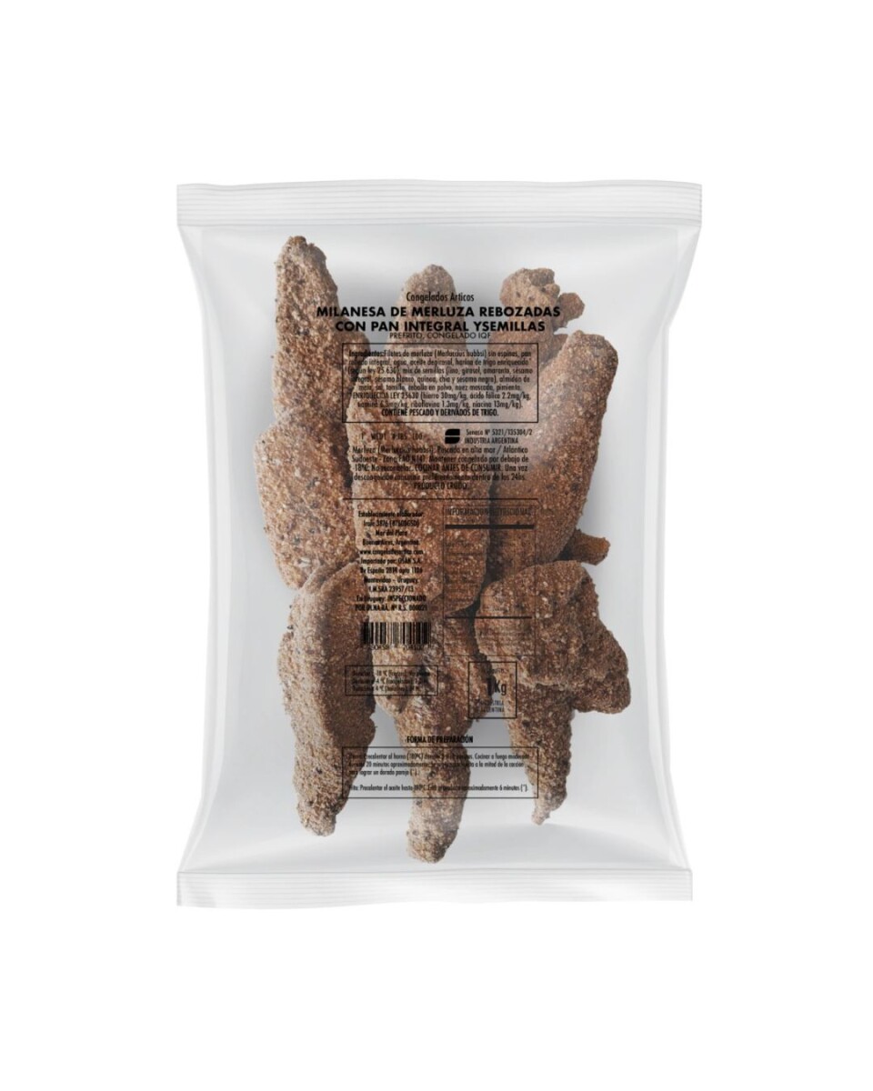 MILANESA DE MERLUZA INTEGRAL 1KG 