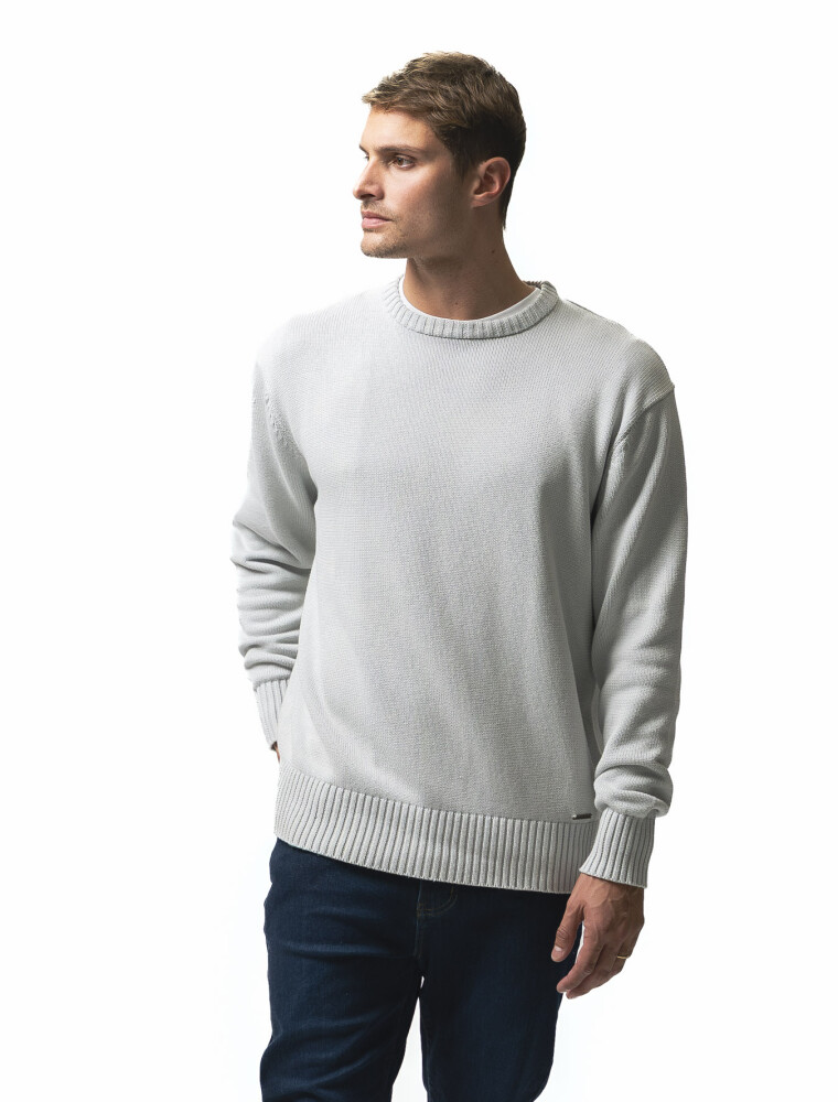 Buzo C/Base Brooklyn Gris Claro