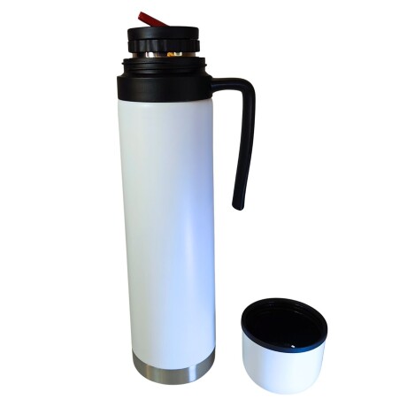 Termo en acero inoxidable de 750 ml Blanco