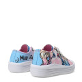 Championes Infantiles DC Canvas HARLEY QUINN Plataforma Rosado - Celeste