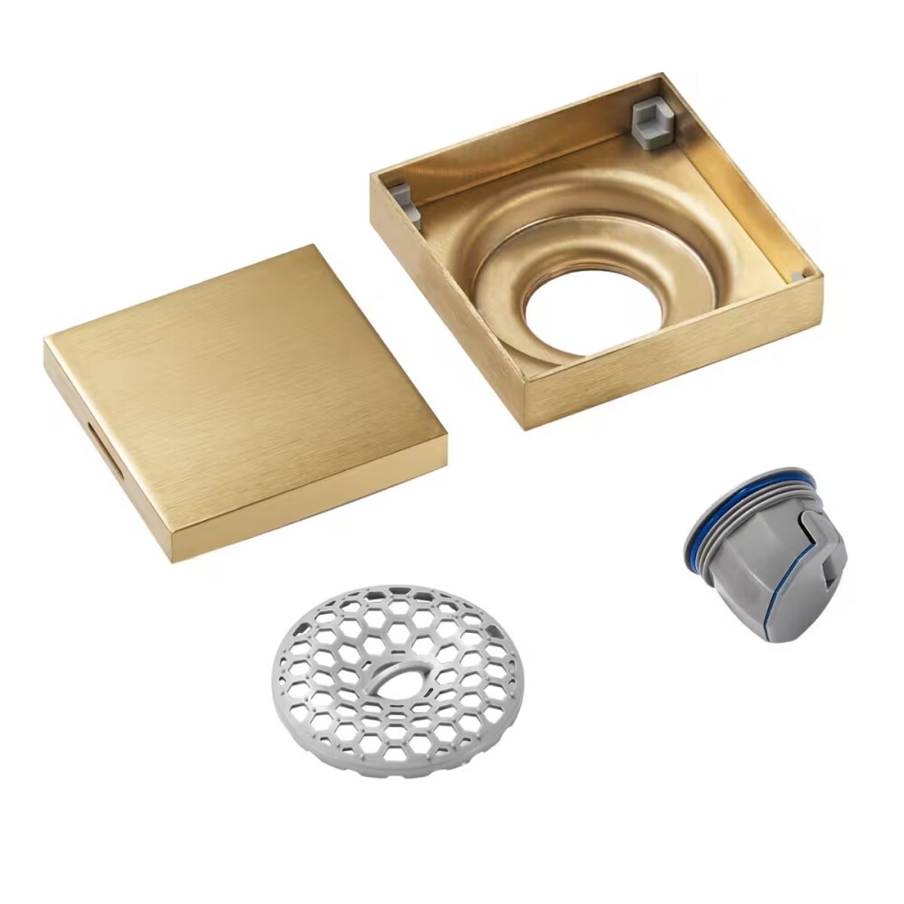 Rejilla ciega o para revestir Oro Mate 10x10 DMC Rejilla Ciega O Para Revestir Oro Mate 10x10 Dmc