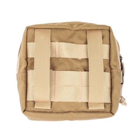 Pouch bolso porta accesorios en Cordura con sistema molle - 15x15cm Caqui