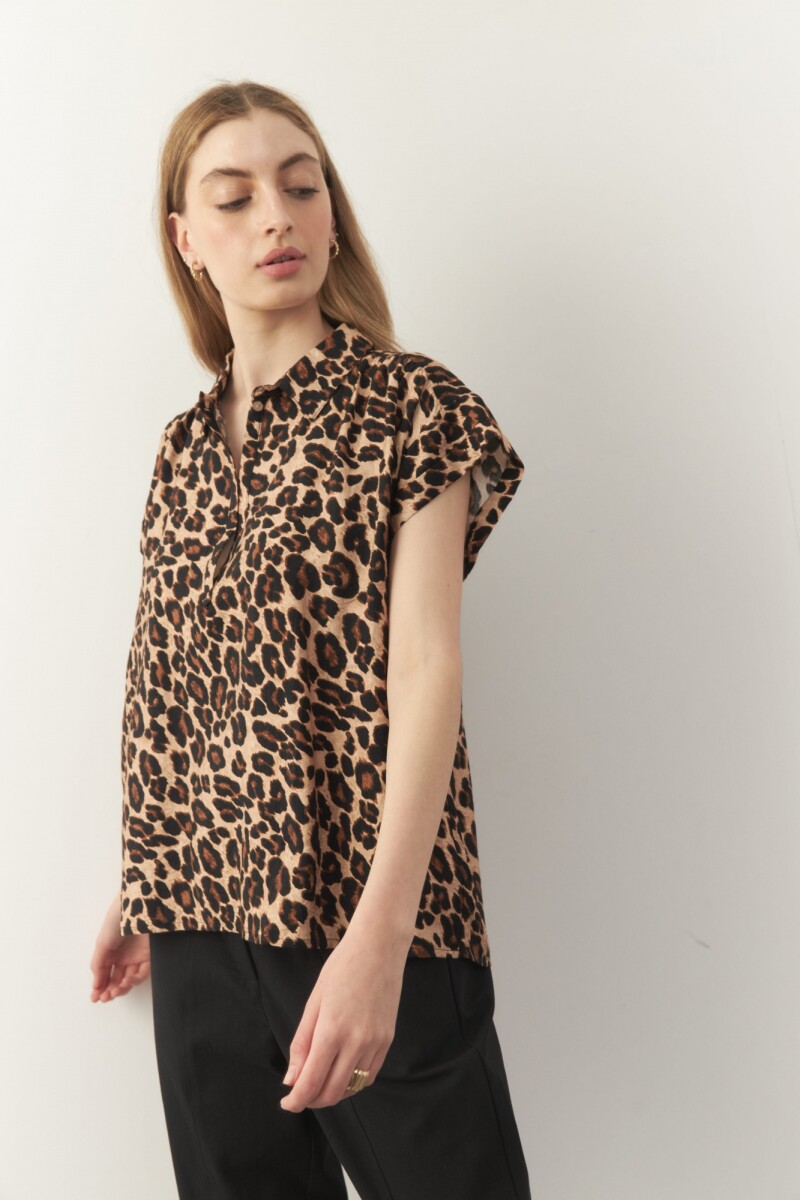 BLUSA ARDEL Canela