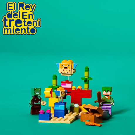 Lego Minecraft 21164 El Arrecife De Coral 92 Piezas Lego Minecraft 21164 El Arrecife De Coral 92 Piezas