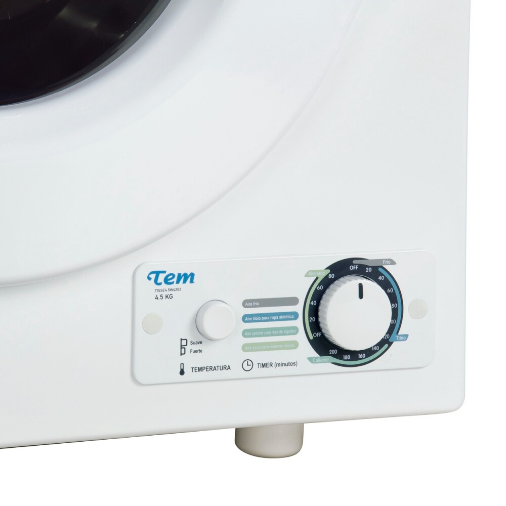 Secarropas TEM - 4,5KG - T1SSE4.5W 4202 Secarropas TEM - 4,5KG - T1SSE4.5W 4202