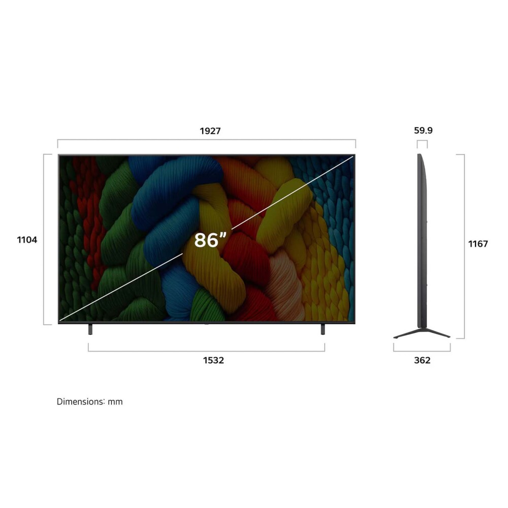TV LG NANOCELL 4K 86-PULGADAS 86NANO80ASA