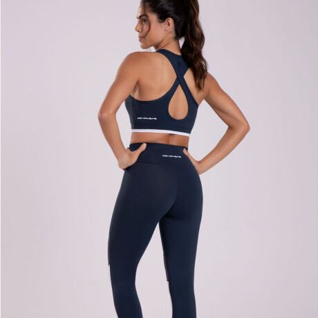 Calza Legging Cintura Alta Azul