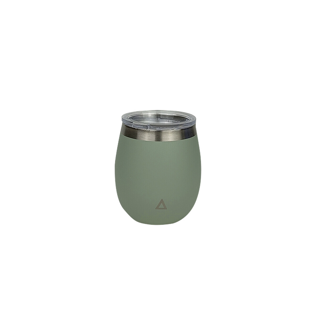 Mate de acero inoxidable con tapa - Verde 