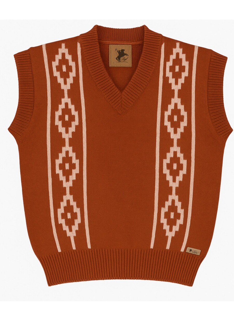 Chaleco Pampa Unisex - Terracota 