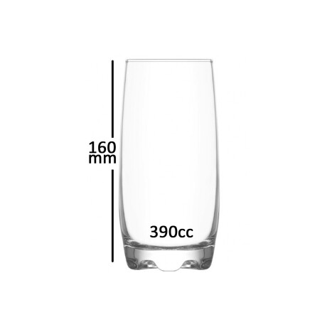 Set 6 vasos trago largo - Modelo Adora LAV Set 6 vasos trago largo - Modelo Adora LAV