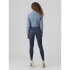 VMLUNA LS SLIM DNM JACKET MIX GA NOOS Light Blue Denim