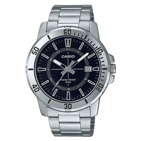 Reloj CASIO MTPVD01D-1CVUDF en Acero Plateado Esfera 45mm 0