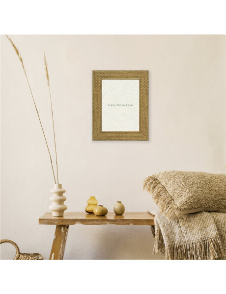 PORTARRETRATO PS 13x18CM SIMIL RATTAN PORTARRETRATO PS 13x18CM SIMIL RATTAN