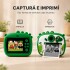 Cámara Infantil Instantánea Gatito con Doble Lente y Selfie VERDE