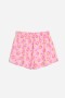 Short animal print FUCSIA